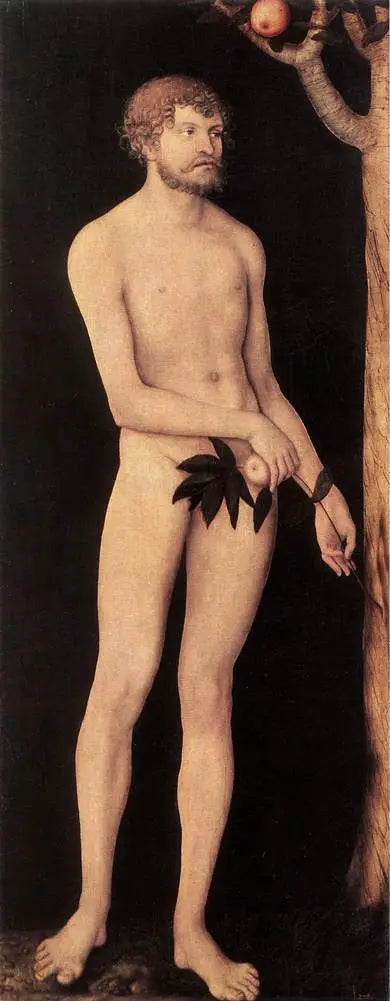 Adam - Lucas Cranach the Elder image 1 reproduction réalisée par Alpha Reproduction