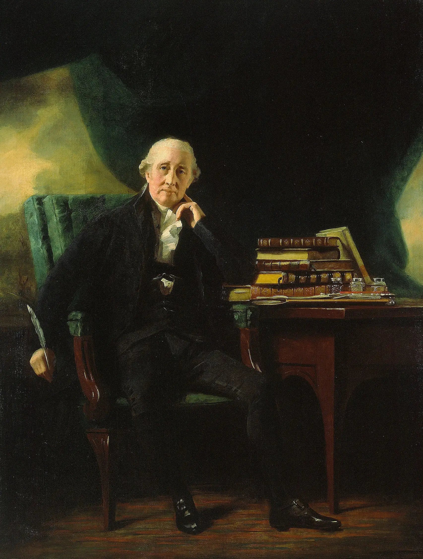 Adam Rolland de Gask II - Henry Raeburn image 1 copie peinte à la main à l’huile