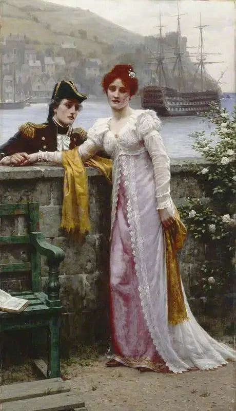 Adieu - Edmund Blair Leighton image 1 reproduction artisanale de tableau