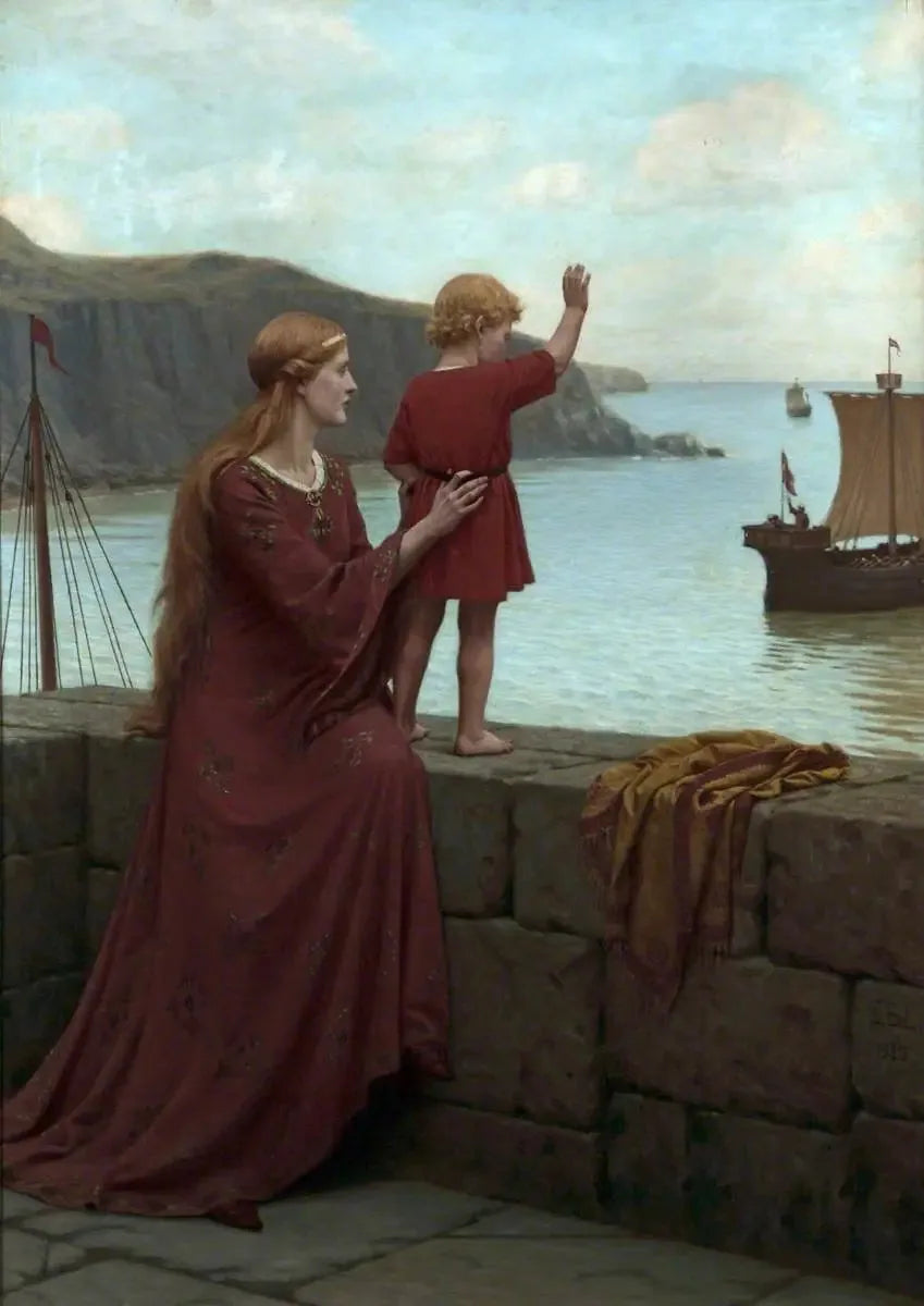 Adieu - Edmund Blair Leighton image 1 tableau peint à l’huile sur toile