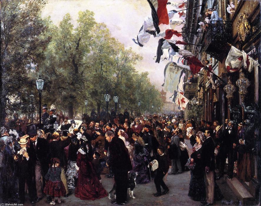 Le Départ du roi Guillaume Ier pour l’armée - Adolph von Menzel