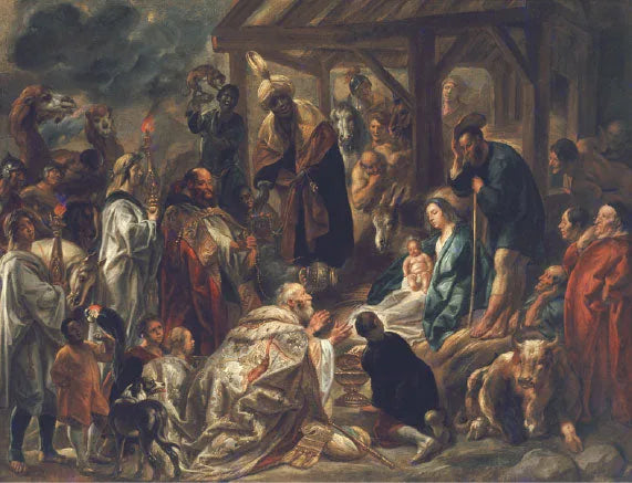Adoración de los Magos - Jacob Jordaens