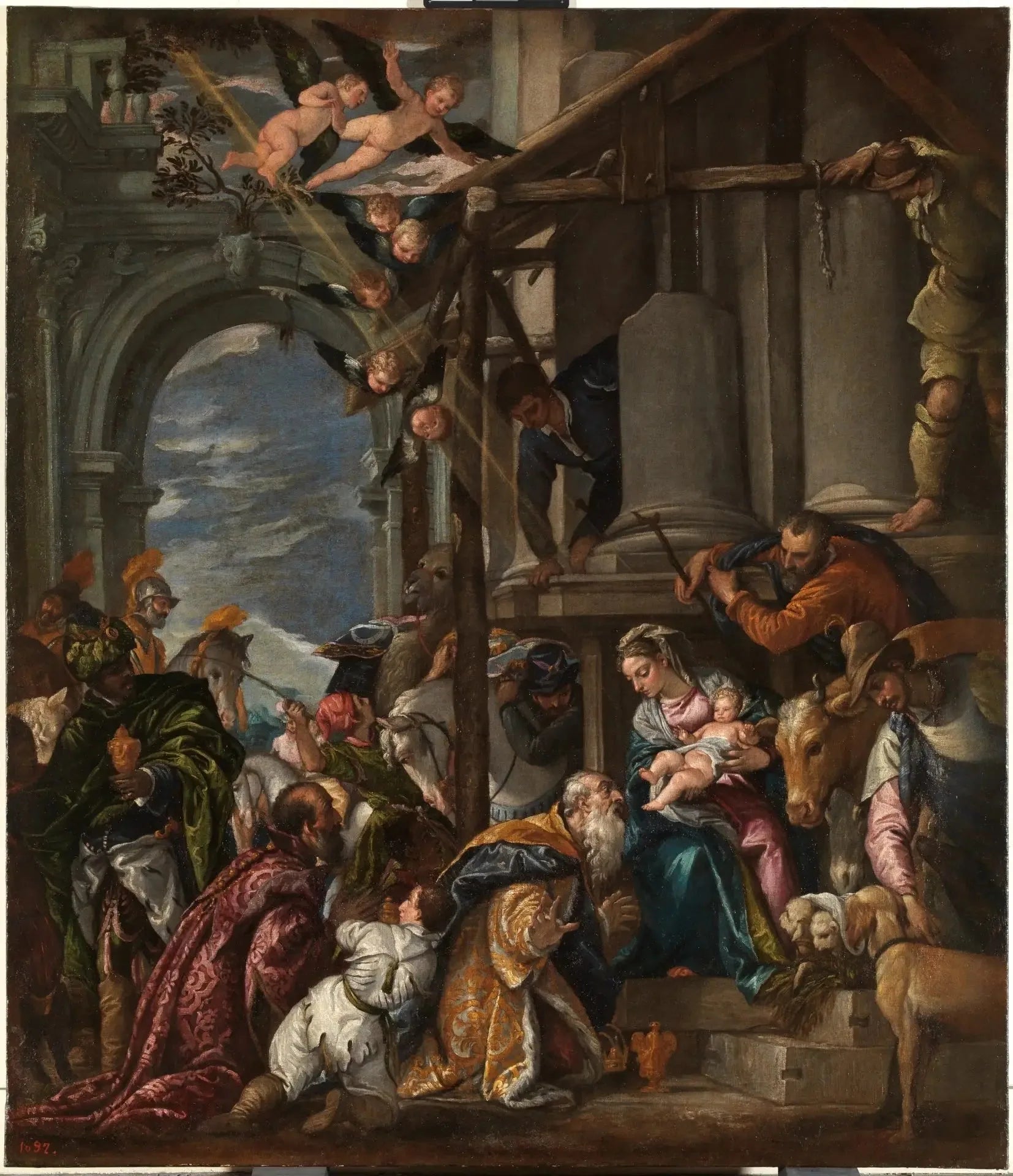 Adoración de los Reyes Magos - Paul Véronèse image 1 reproduction de peinture à l’huile