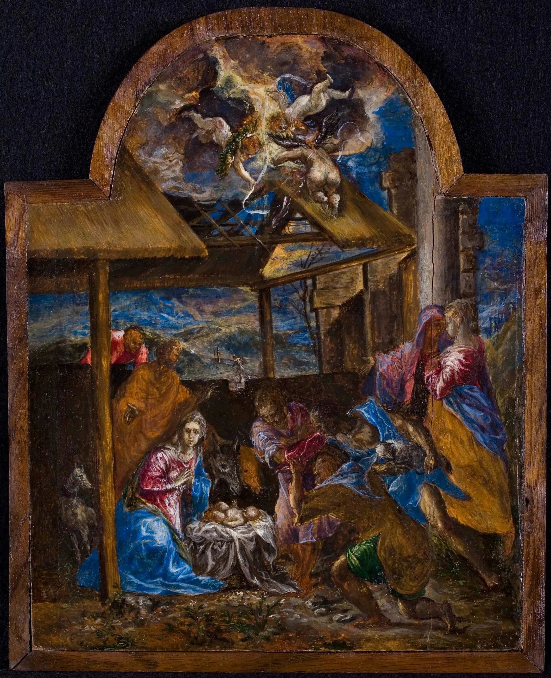 Adoration, 1570 - El Greco image 1 tableau peint à l’huile sur toile