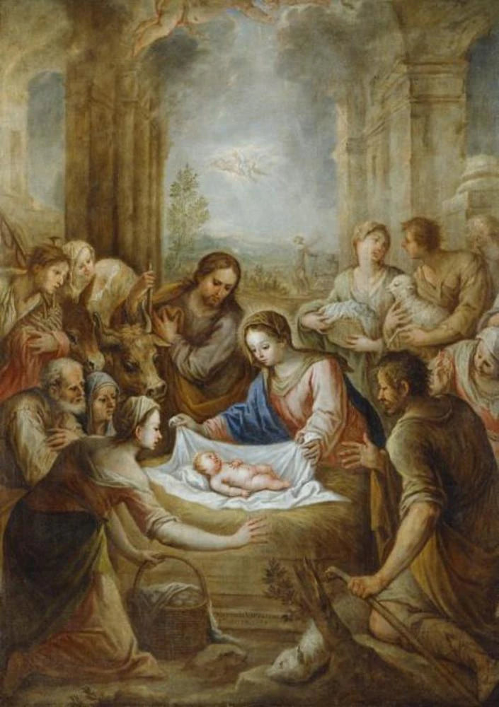 L’Adoration des bergers - Antonio van de Pere