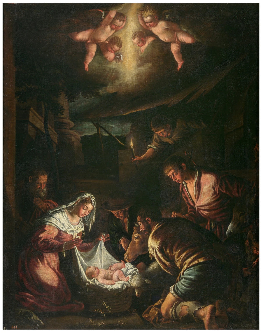 Adoration des bergers - Artiste inconnu
