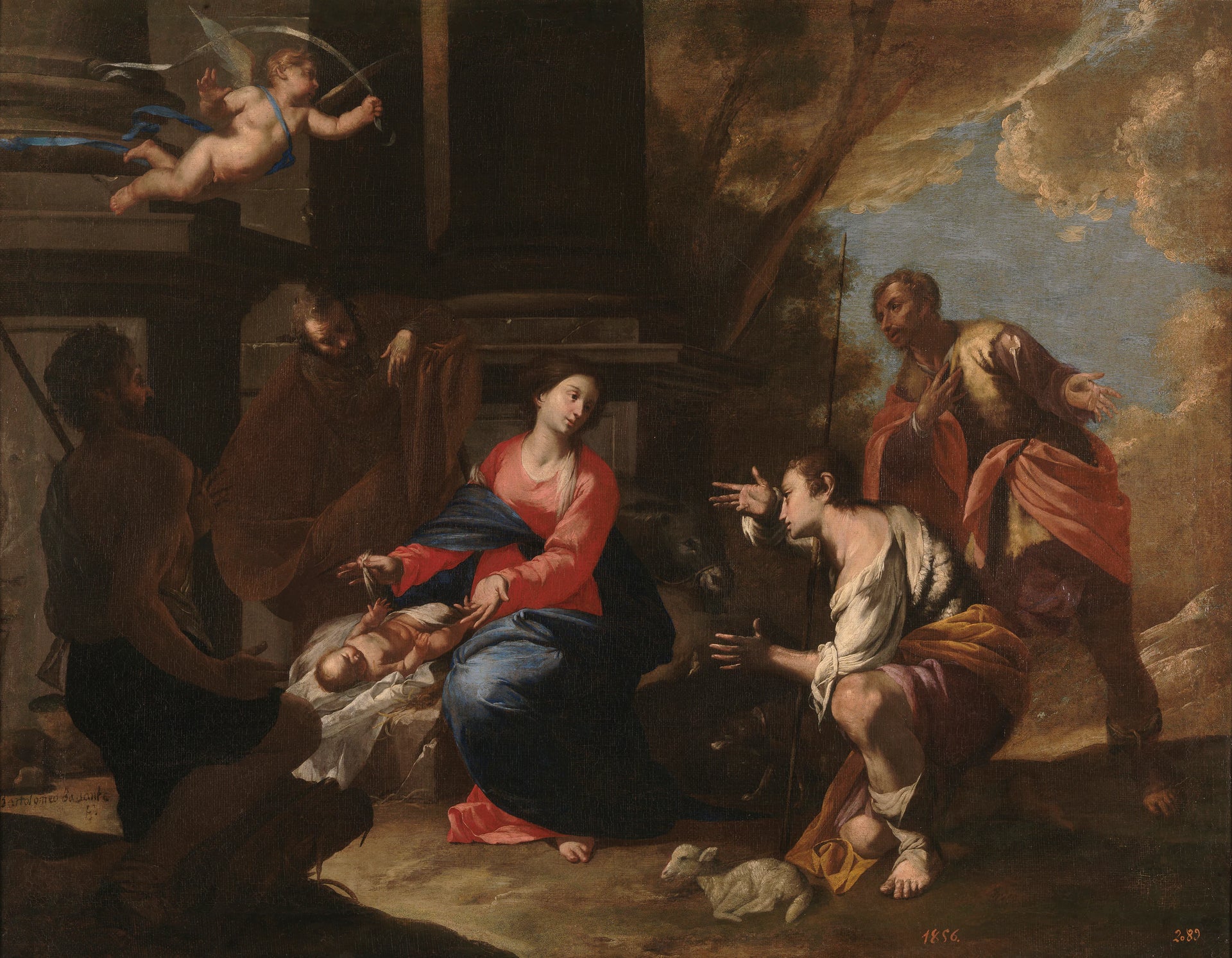 L'Adoration des bergers - Bartolomeo Bassante
