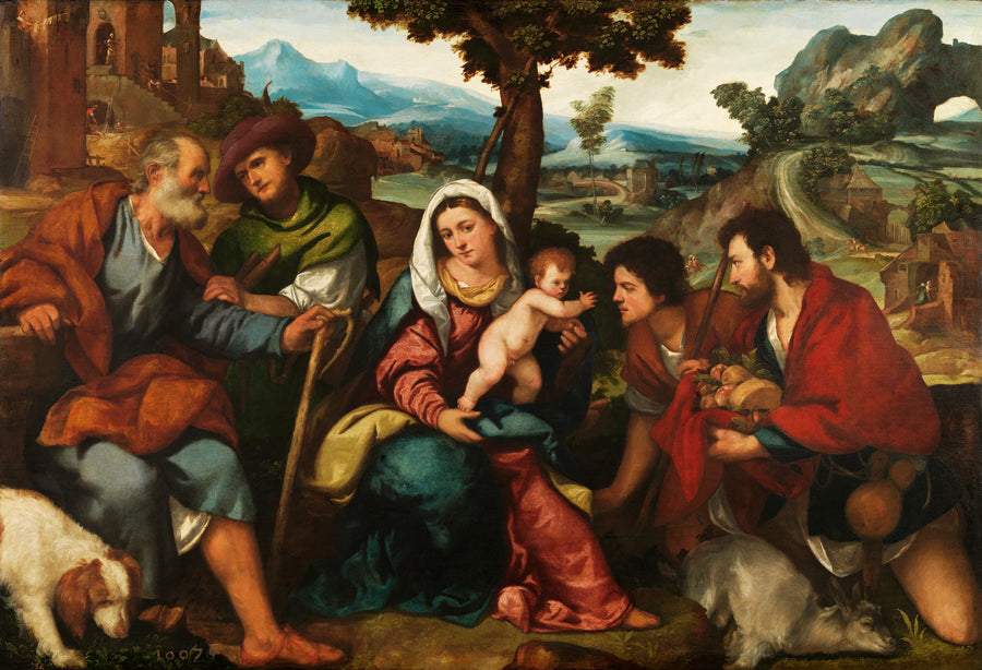 L’Adoration des bergers. - Bonifazio Veronese