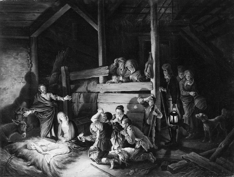L'Adoration des bergers - Christian Wilhelm Ernst Dietrich