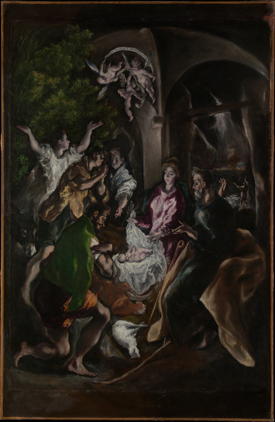 L'Adoration des bergers - El Greco (Domenikos Theotokopoulos)