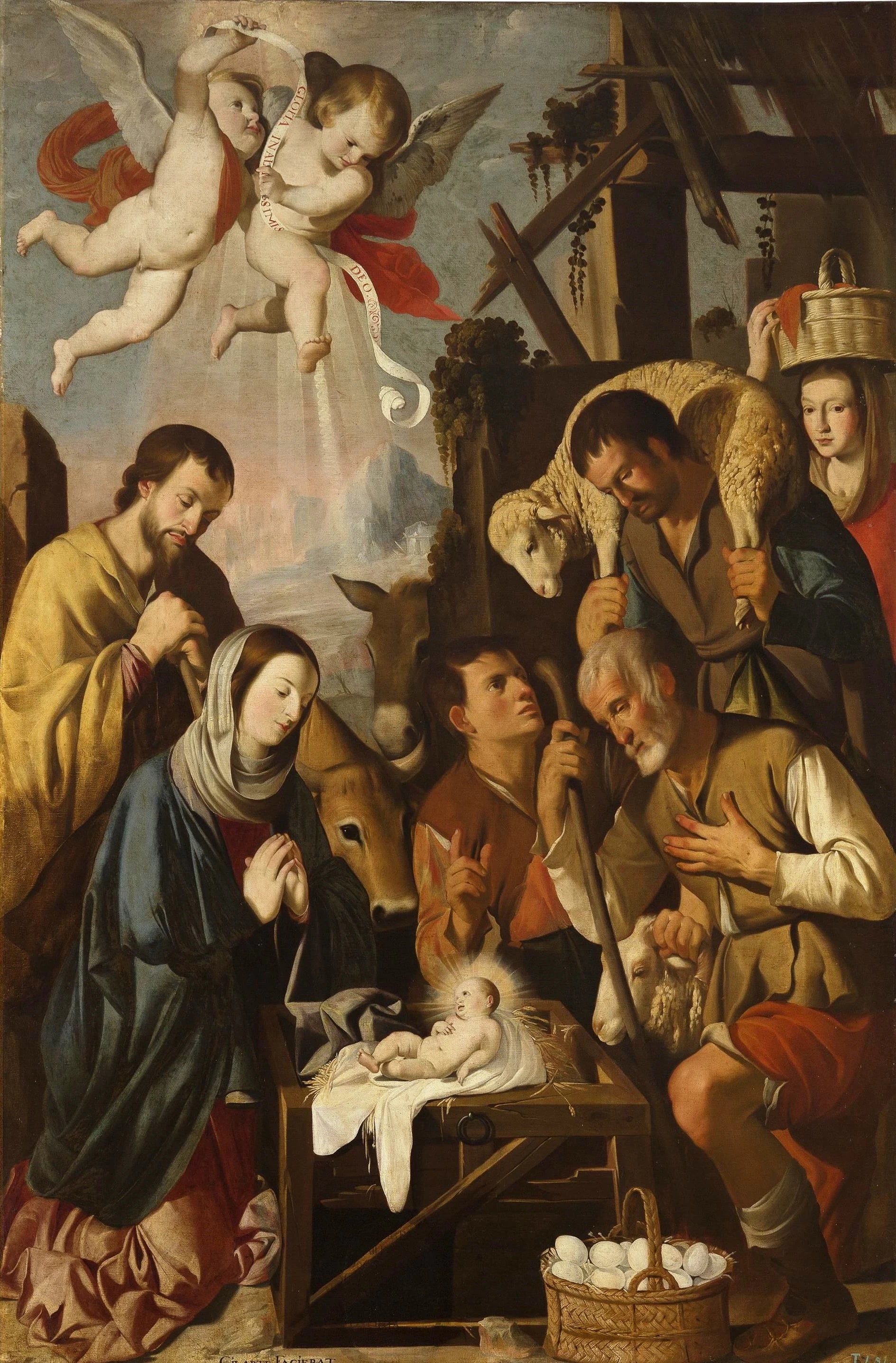 L'Adoration des bergers - Mateo Gilarte