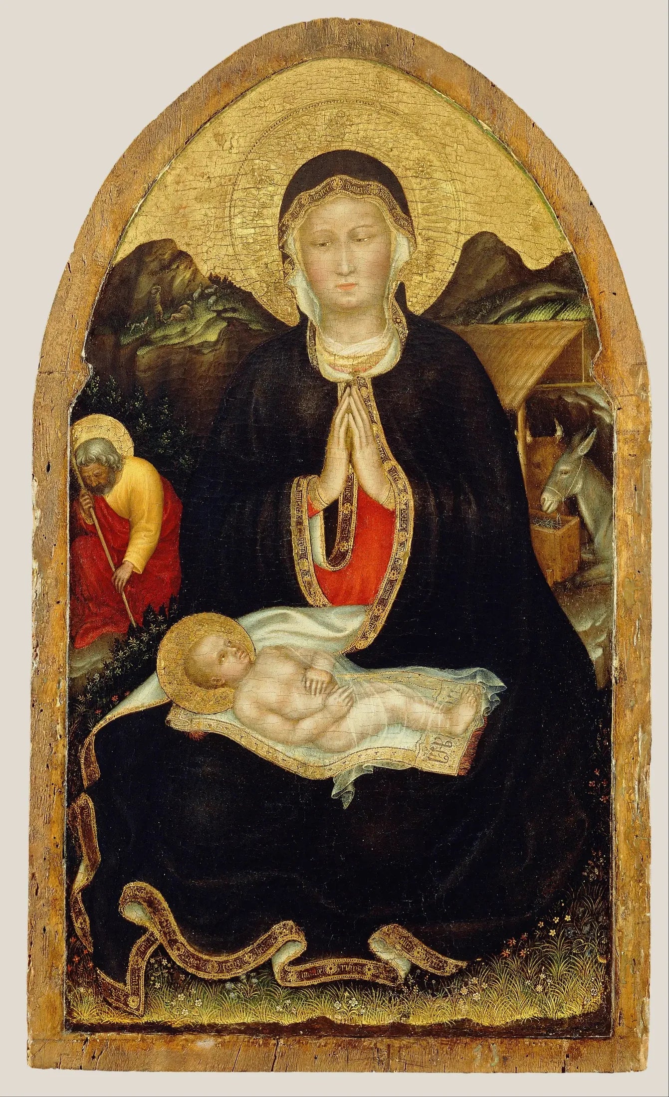 Adoration de l'Enfant - Gentile da Fabriano image 1 tableau peint à l’huile sur toile