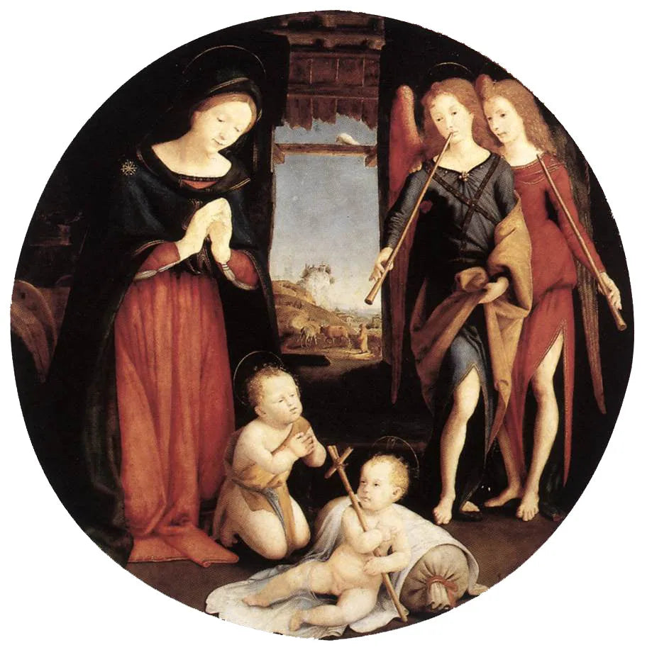 Adoration de l'Enfant (Piero di Cosimo) - Piero di Cosimo image 1 reproduction artisanale de tableau