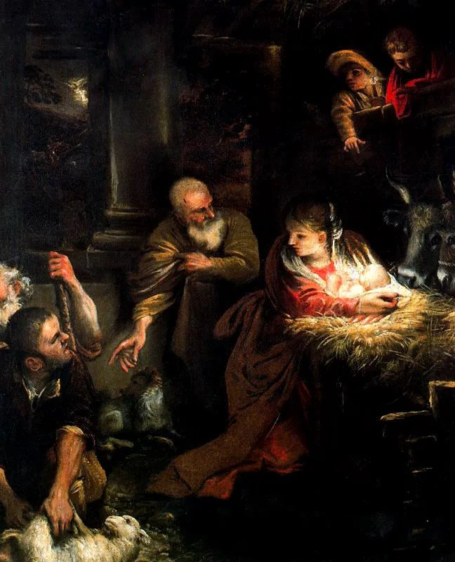 Adoration des bergers - Annibale Carracci image 1 copie peinte à la main à l’huile