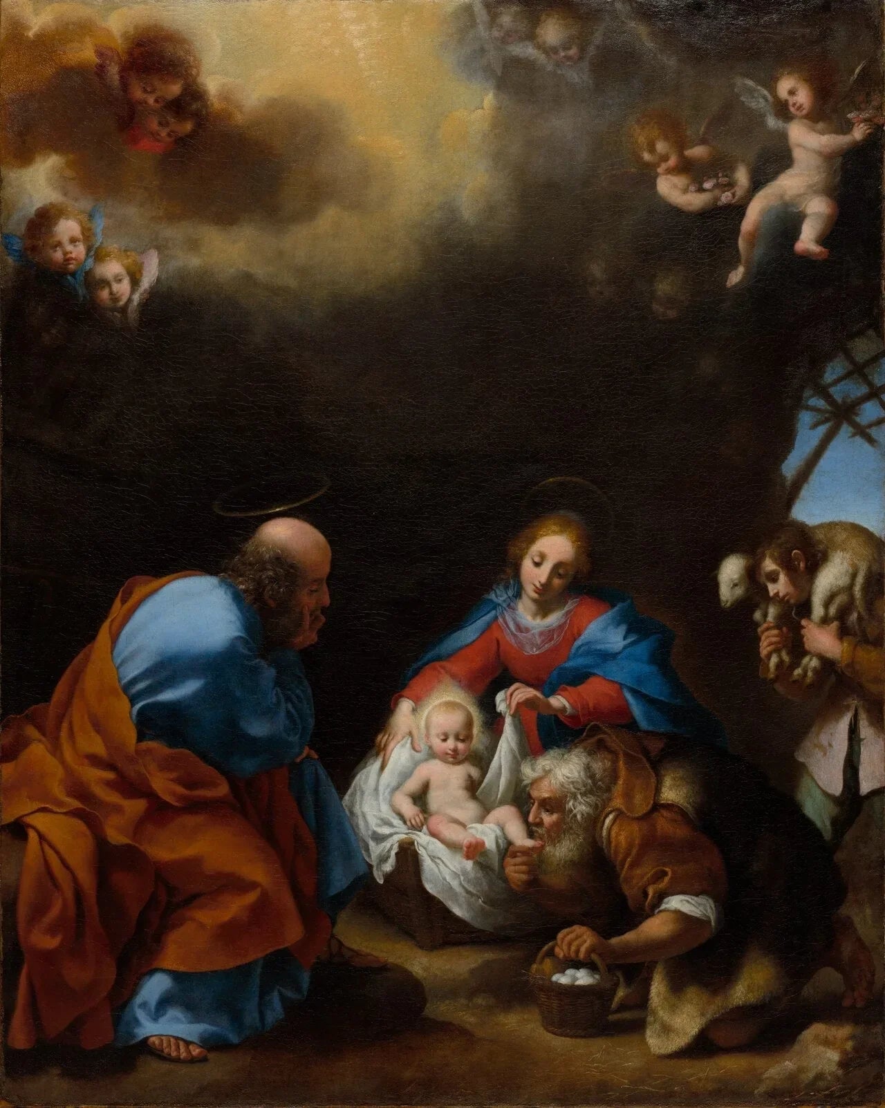 Adoration des bergers - Carlo Dolci image 1 reproduction réalisée par Alpha Reproduction