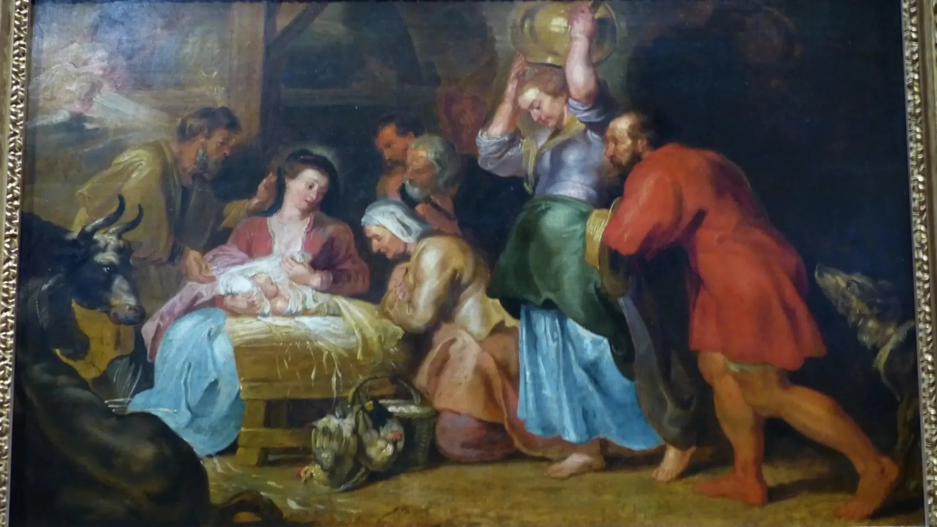 Adoration des bergers - Peter Paul Rubens image 1 reproduction de peinture à l’huile