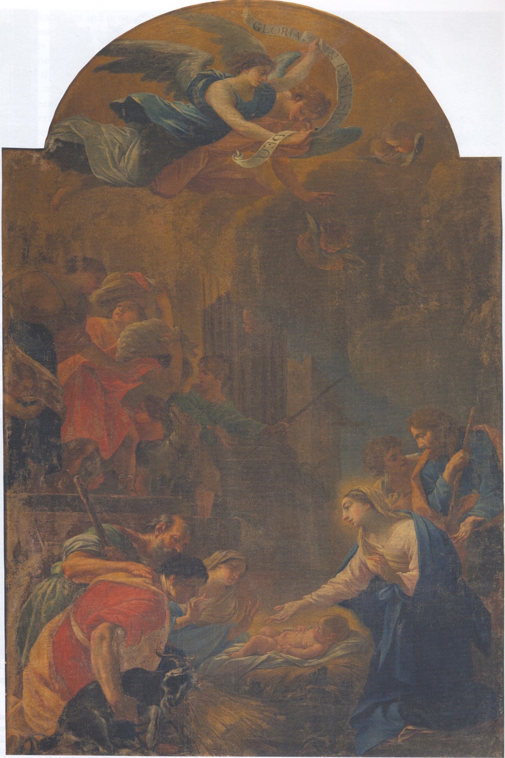 Adoration des bergers - Simon Vouet image 1 copie de tableau peinte à la main