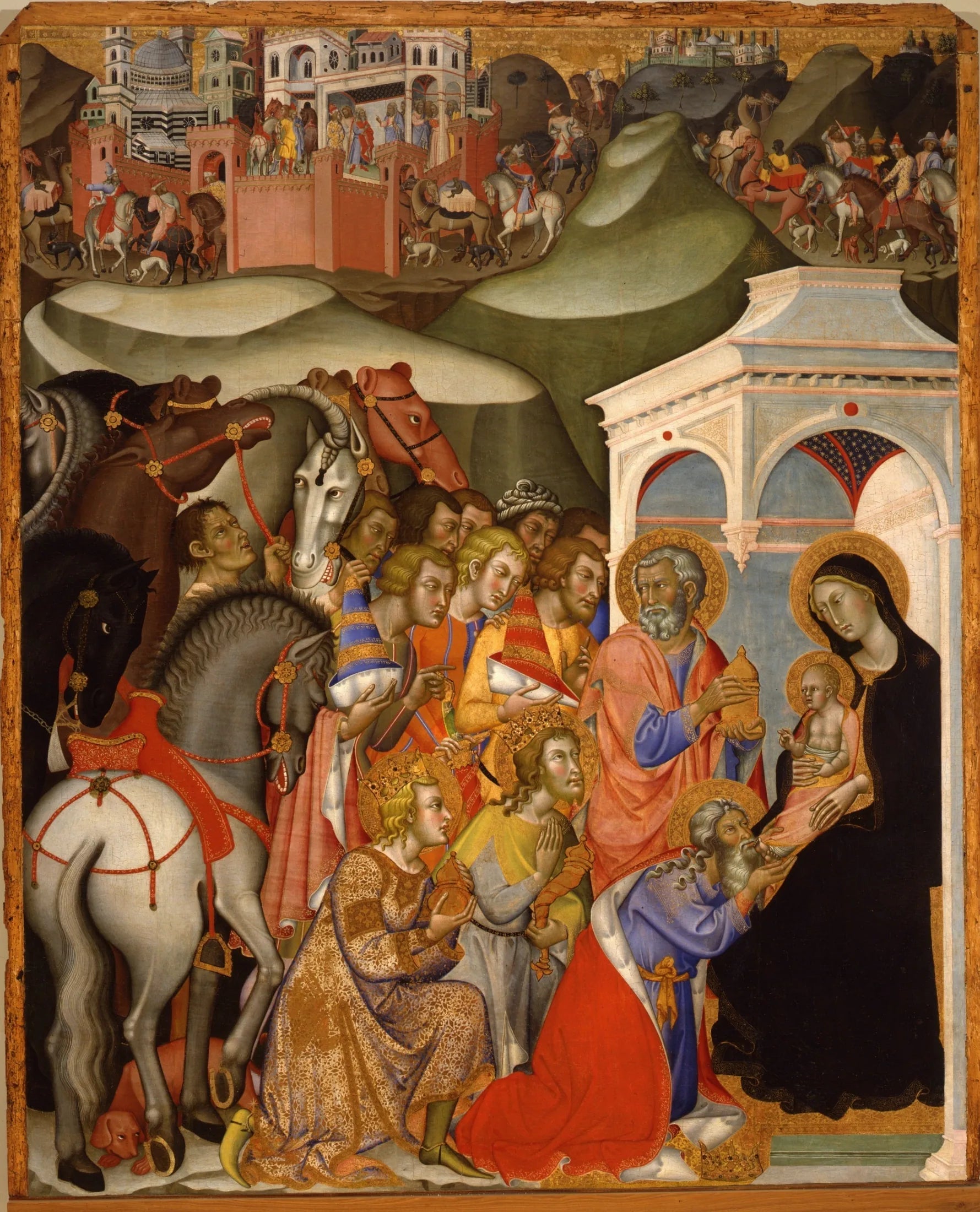Adoration des mages - Bartolo di Fredi image 1 reproduction d’œuvre d’art à l’huile