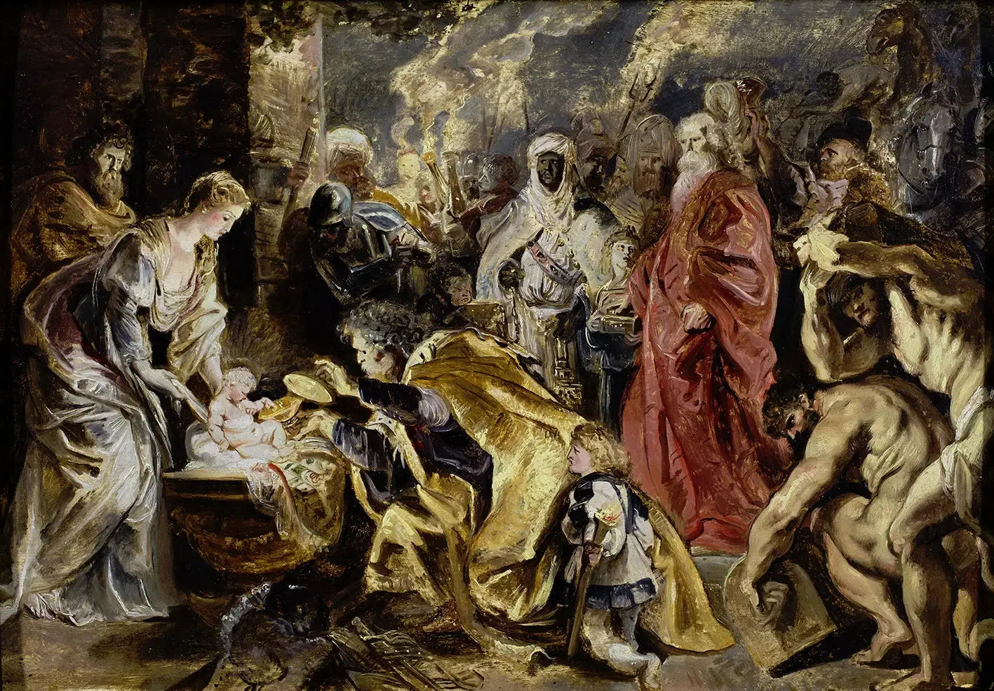 Adoration des mages - Peter Paul Rubens image 1 reproduction artisanale de tableau
