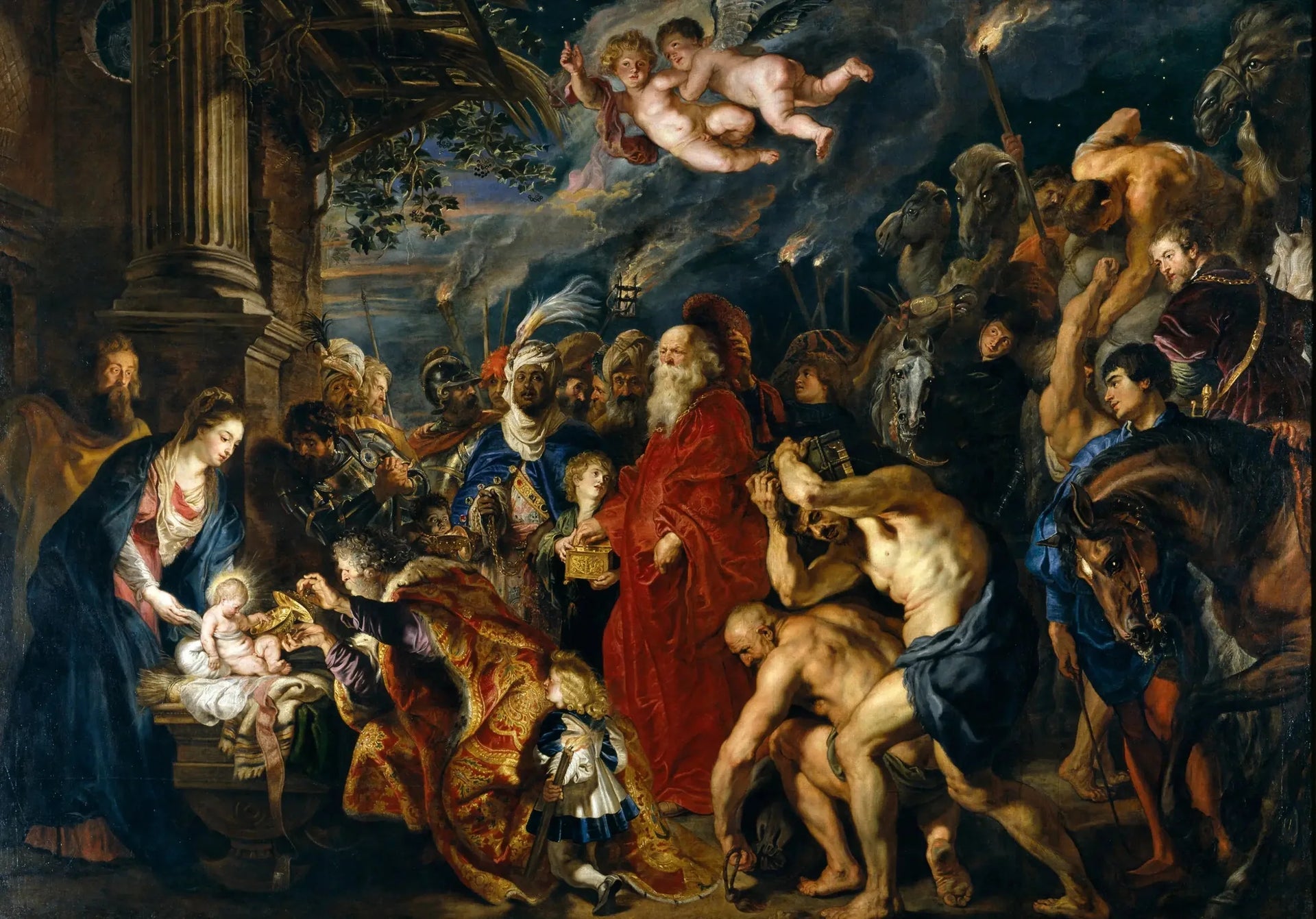 Adoration des mages - Peter Paul Rubens image 1 reproduction d’œuvre d’art à l’huile