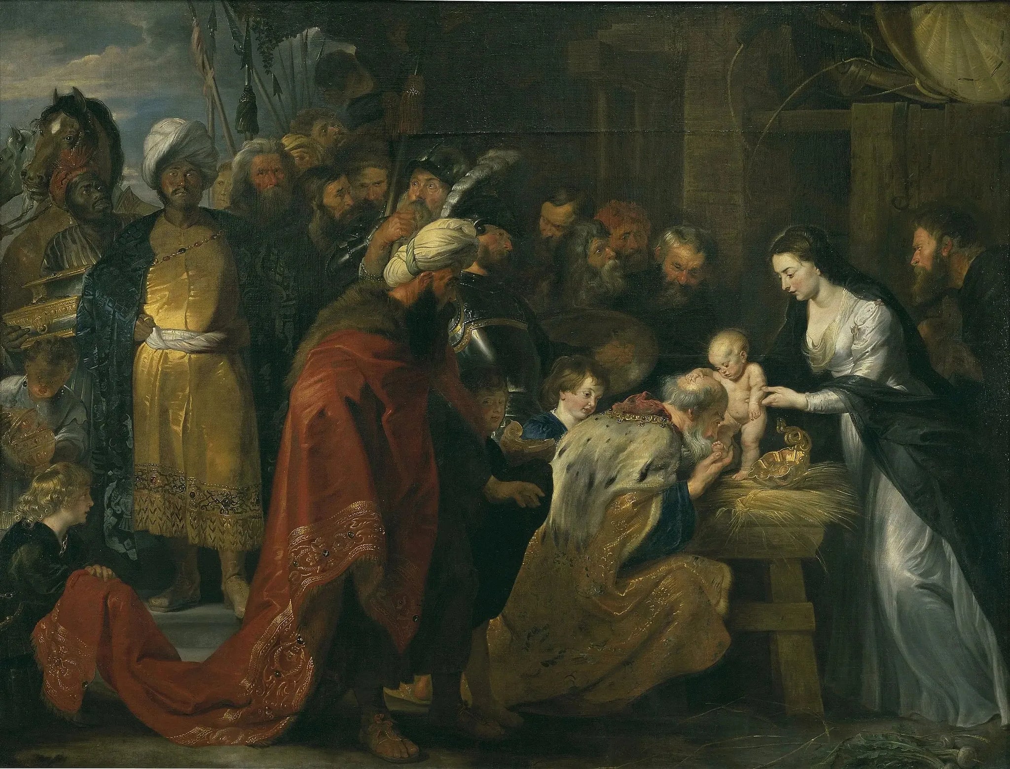 Adoration des Mages - Peter Paul Rubens image 1 copie peinte à la main à l’huile
