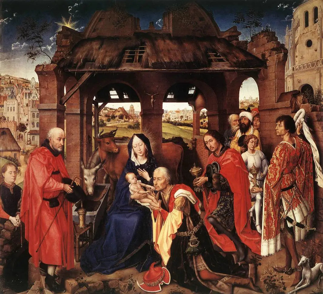 Adoration des Mages - Rogier van der Weyden image 1 reproduction artisanale de tableau