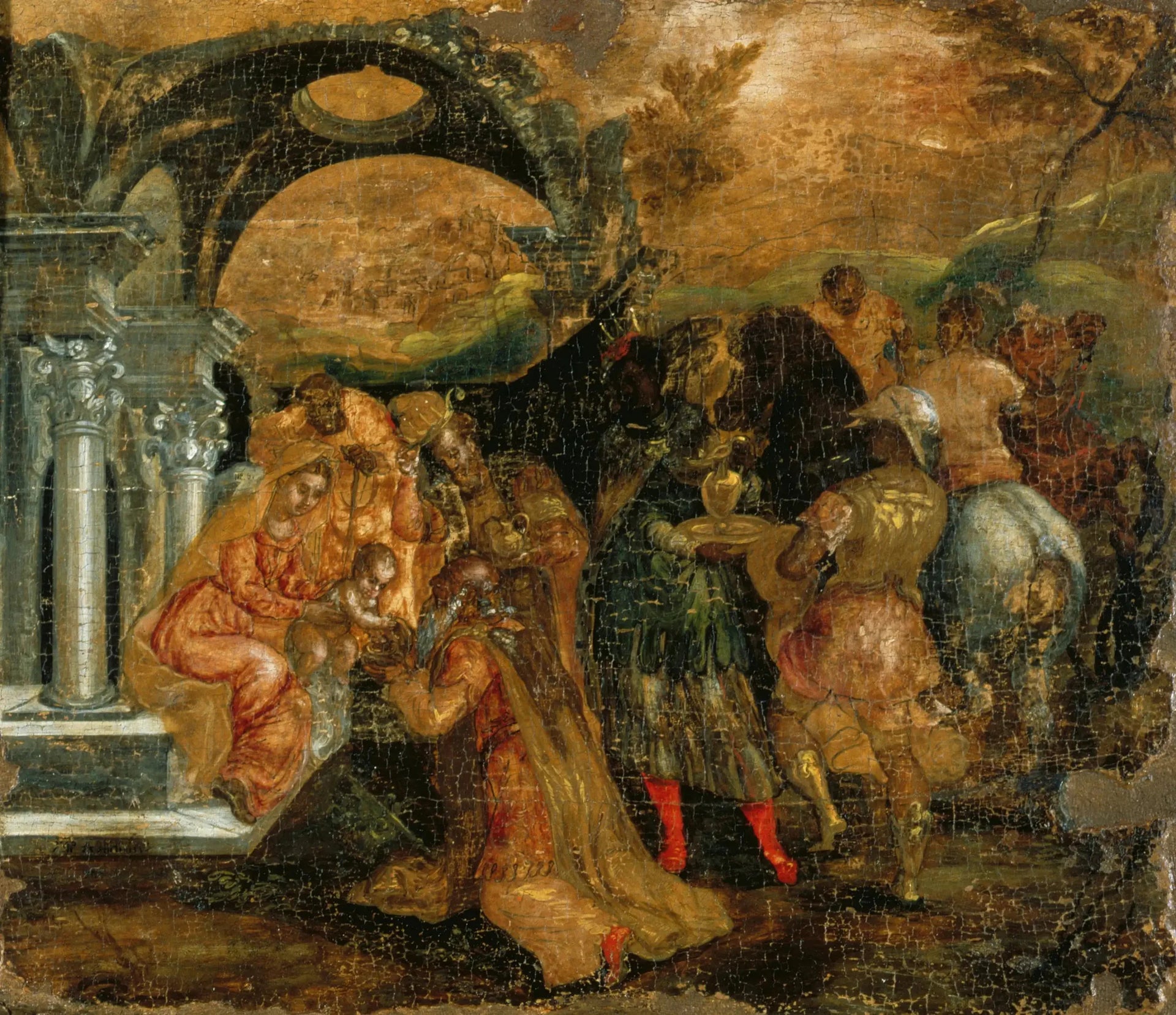 Adoration des Rois - El Greco image 1 copie de tableau peinte à la main