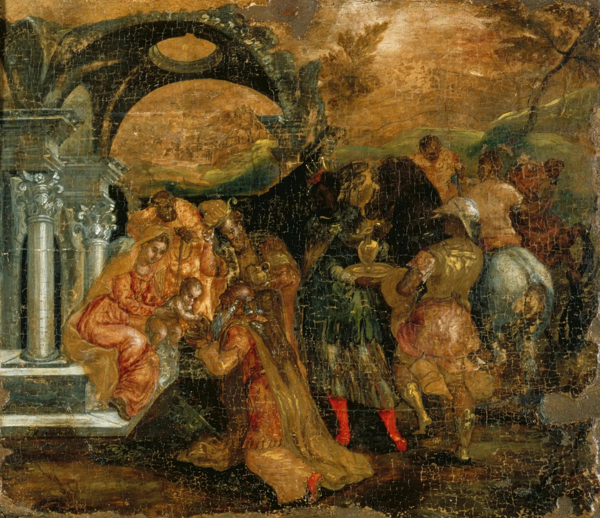 Adoration des Rois - El Greco image 1 copie de tableau peinte à la main