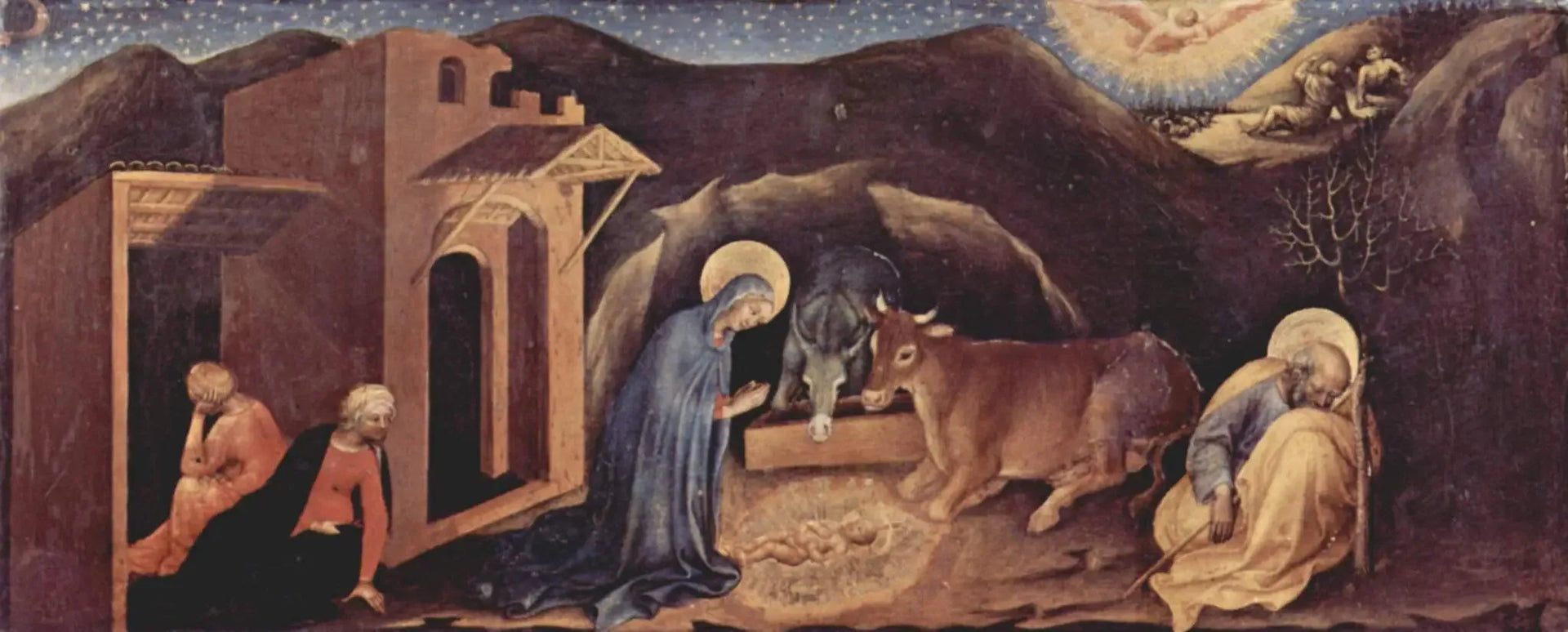 Adoration des Rois Mages - Naissance du Christ - Gentile da Fabriano image 1 tableau peint à l’huile sur toile
