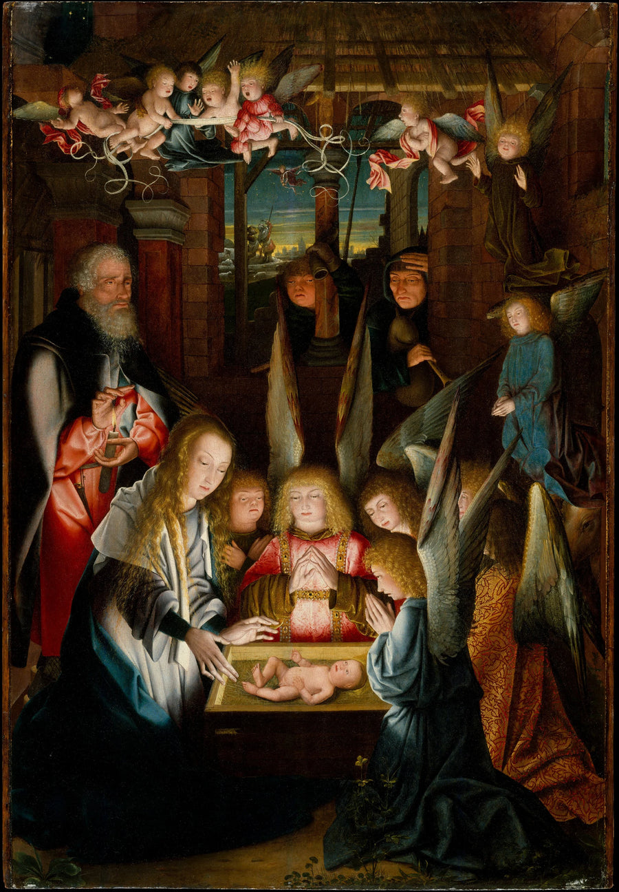 L'Adoration de l'Enfant Jésus - Jan Joest of Kalkar