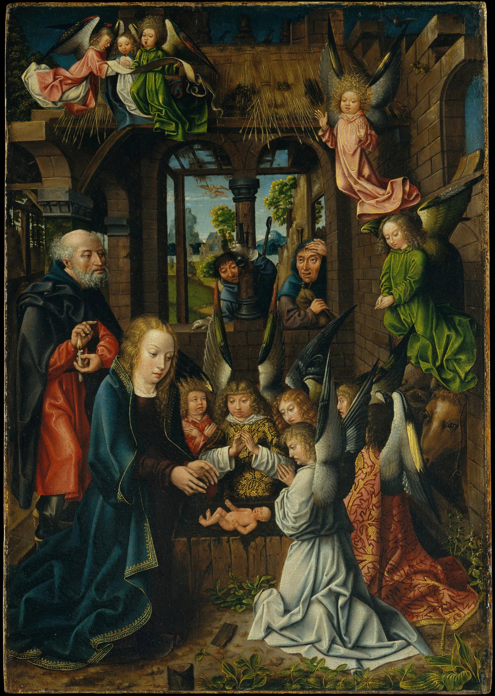 L'Adoration de l'Enfant Jésus - Master of Frankfurt