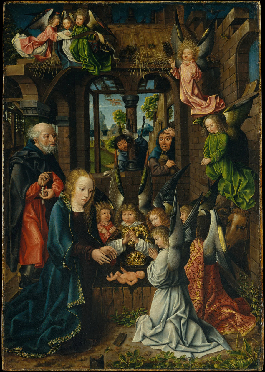 L'Adoration de l'Enfant Jésus - Master of Frankfurt