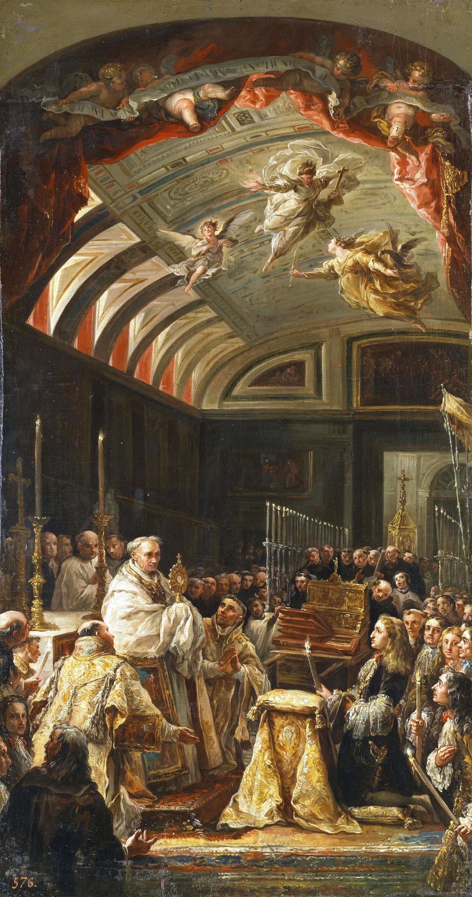 L'adoration de la Forme Sacrée - Vicente López Portaña