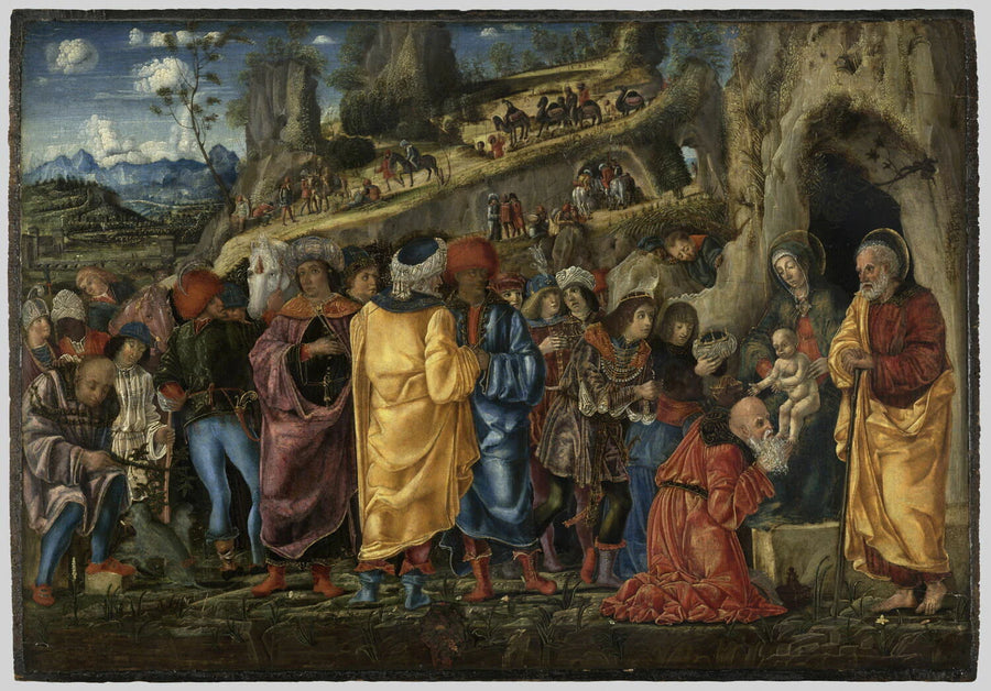 L'Adoration des Mages - Bernardino da Parenzo (Bernardino Parenzano, Bernardo Parentino ou)