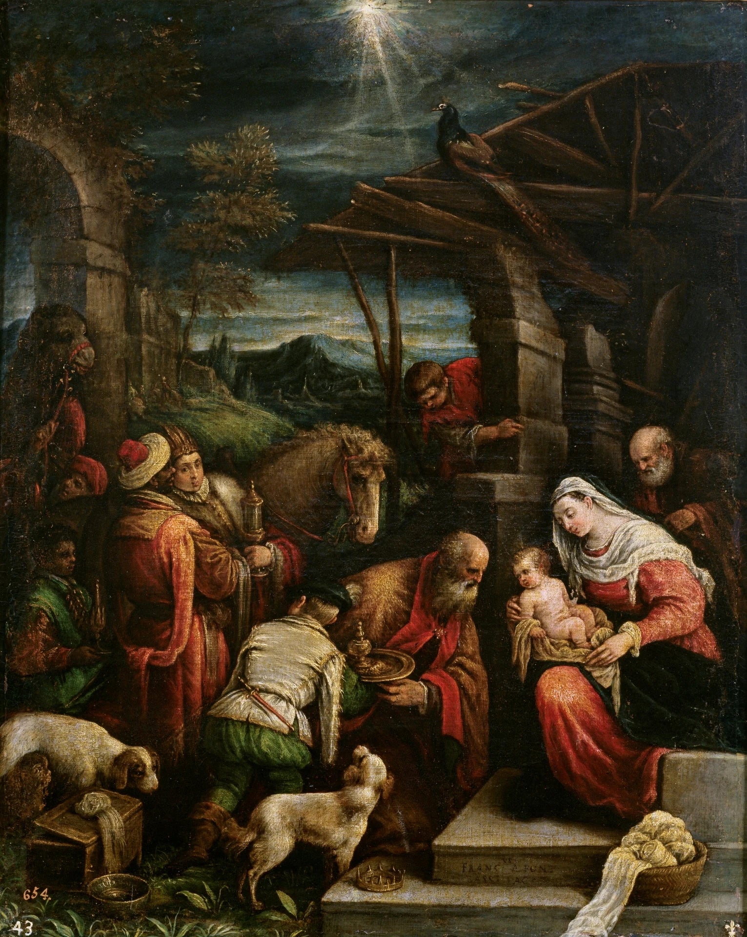 Adoration des Mages - Francesco Bassano le Jeune