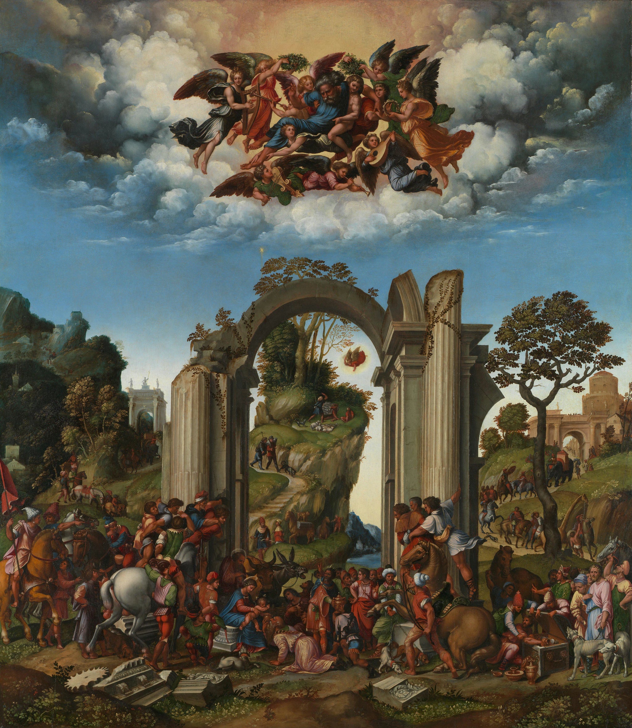 L'Adoration des Mages - Girolamo da Treviso