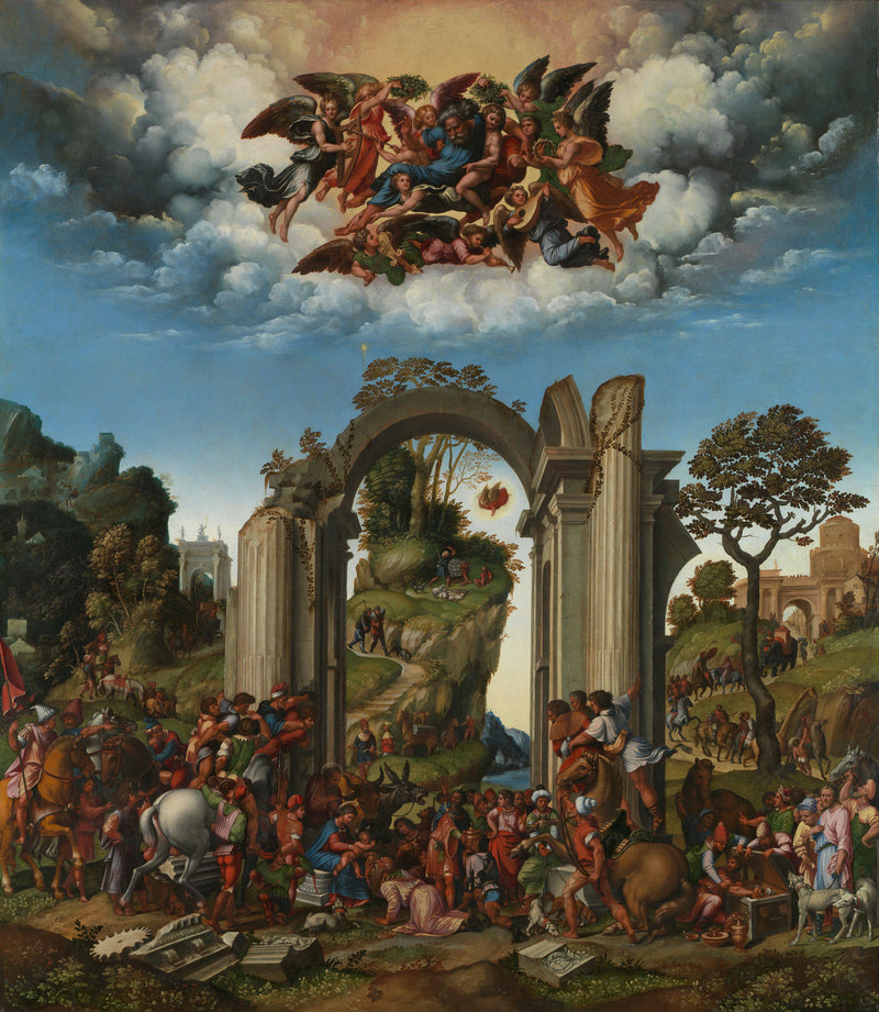 L'Adoration des Mages - Girolamo da Treviso