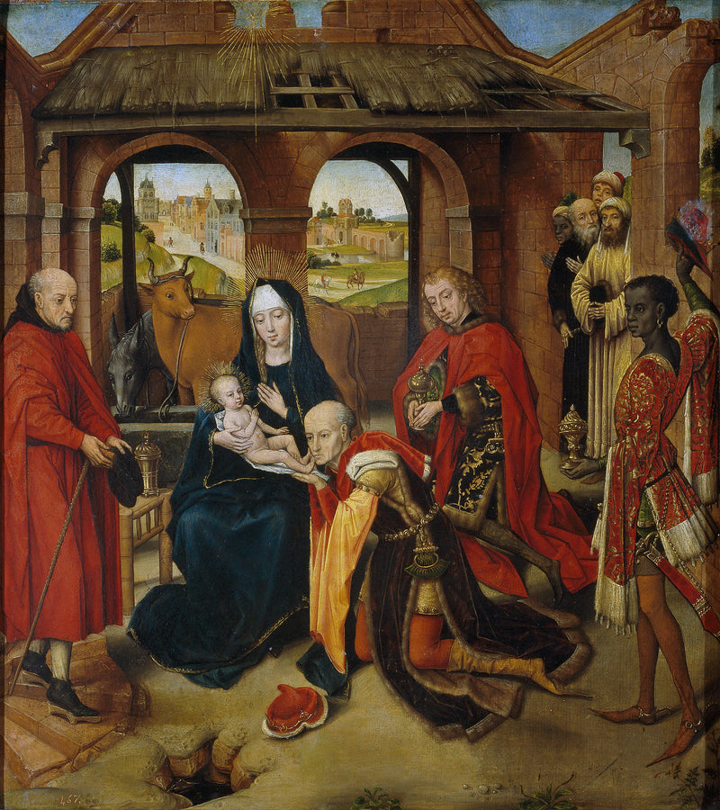 l'Adoration des Mages - Maître de l'Adoration des mages du Prado