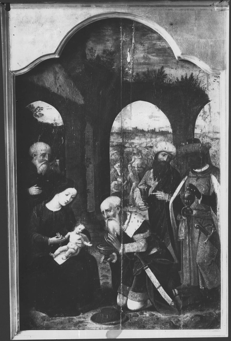 Adoration des Mages - Maître des demi-figures