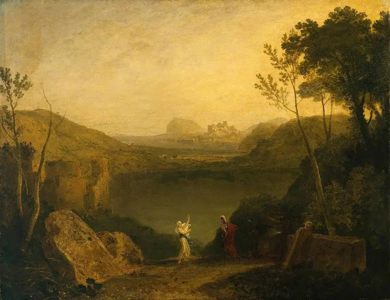 Aeneas and the Sibyl, Lake Avernus - J. M. W. Turner