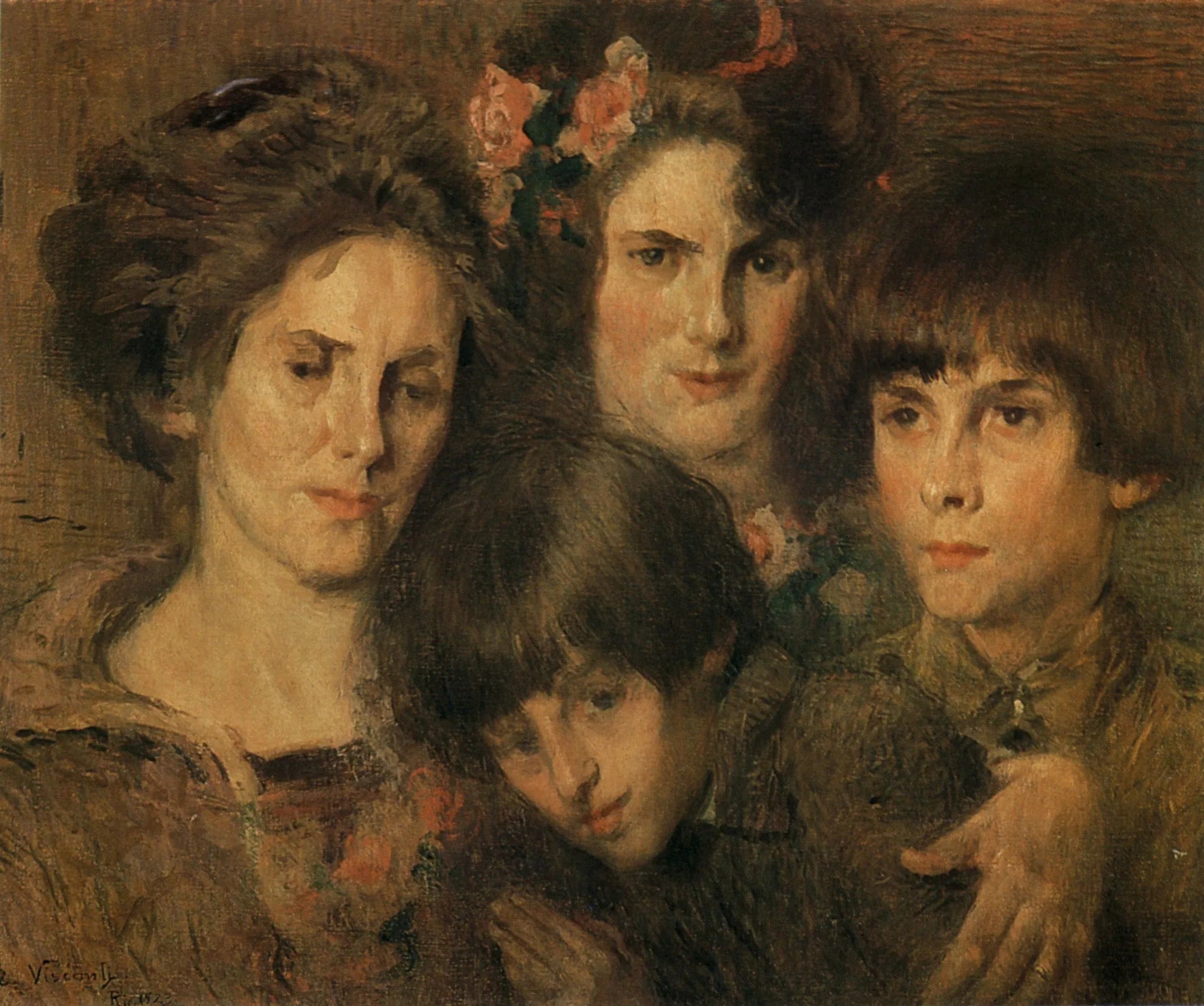 Afetos - Eliseu Visconti image 1 reproduction artisanale de tableau