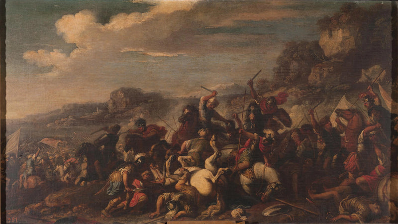 affrontement de cavalerie - Jacques Courtois