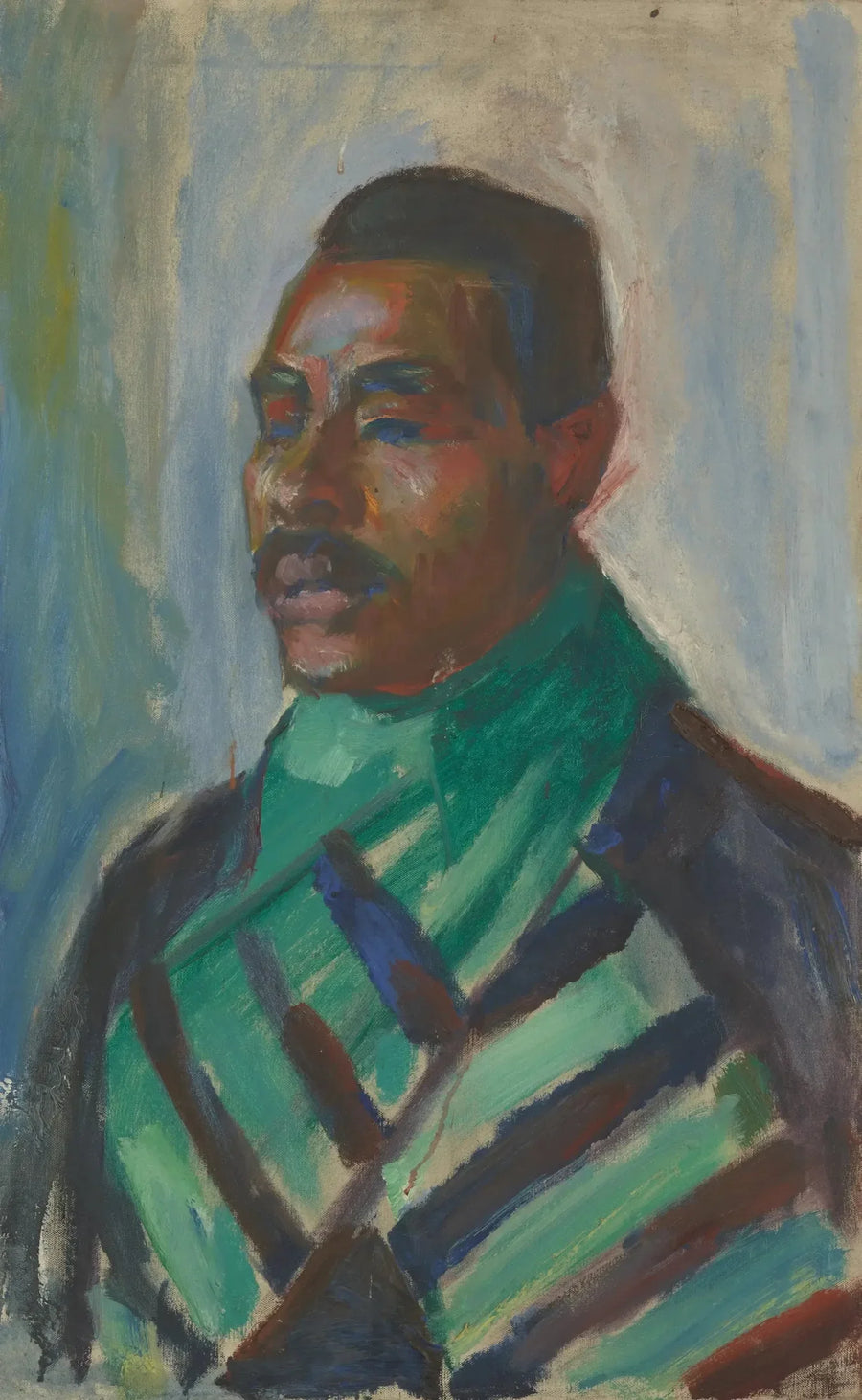 Africain au foulard vert - Edvard Munch