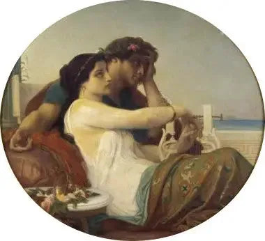 Aglaé et Boniface - Alexandre Cabanel image 1 copie de tableau peinte à la main