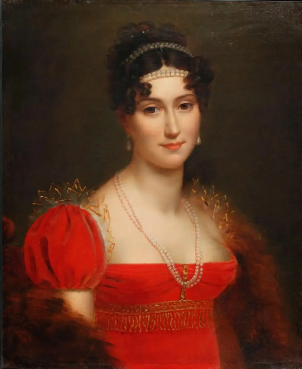 Aglaée Louise Auguié Ney, duchesse d'Elchingen, princesse de Moscou (1782-1854) - François Gérard image 2 reproduction artisanale de tableau