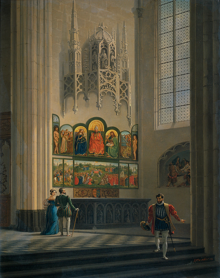 L'Agneau mystique des frères Van Eyck à Saint-Bavon à Gand - Pierre François De Noter