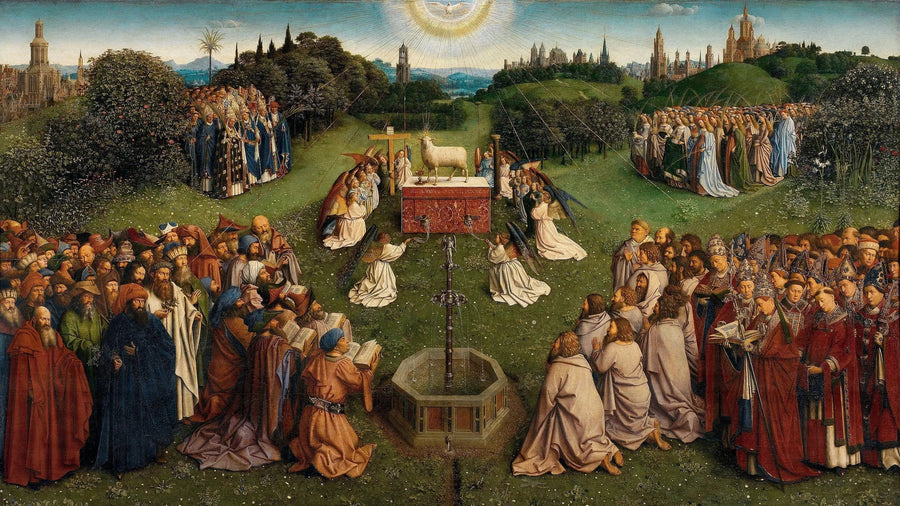 Agneau mystique - Hubert van Eyck