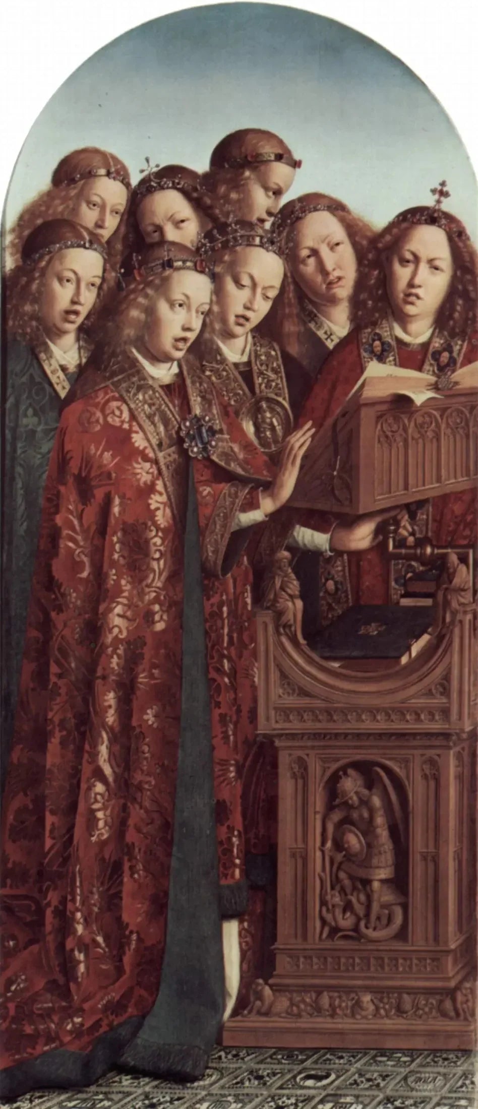 Agneau Mystique - Jan van Eyck image 1 tableau peint à l’huile sur toile