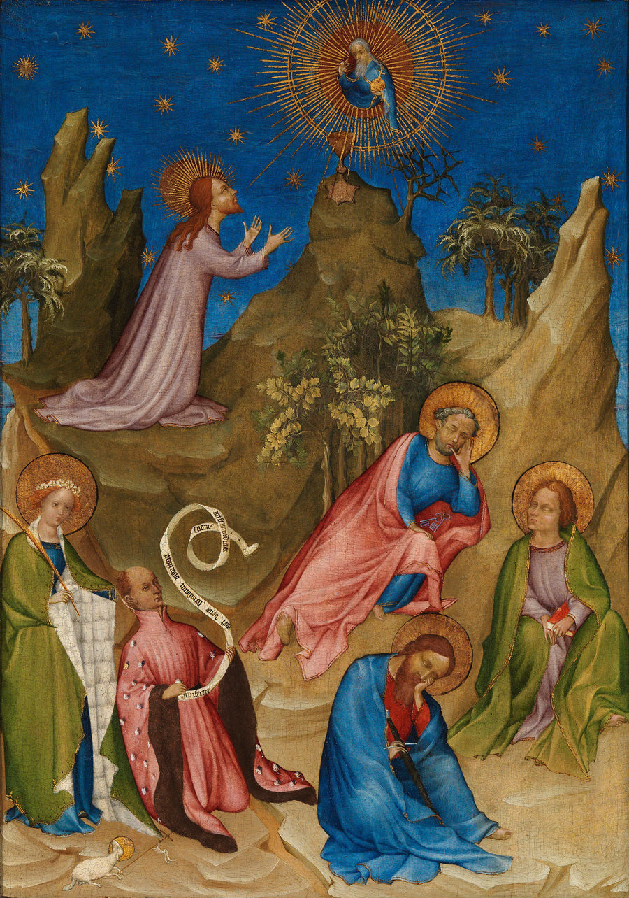 Agonie dans le jardin avec Louis Ier d'Orléans en donateur - Colart de Laon