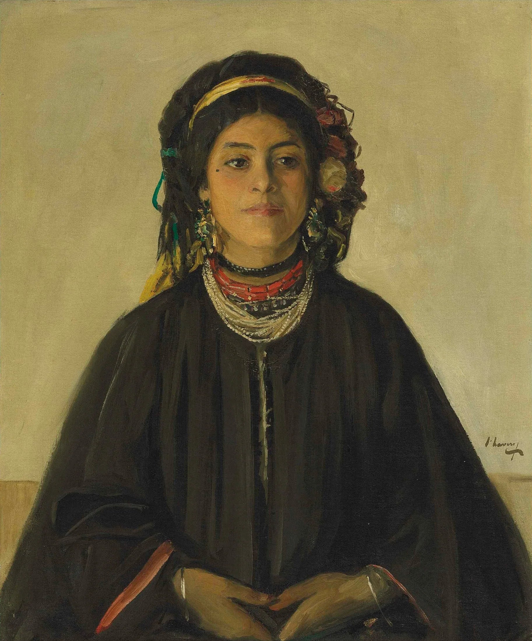 Aïda, une jeune fille maure - John Lavery image 1 reproduction réalisée par Alpha Reproduction